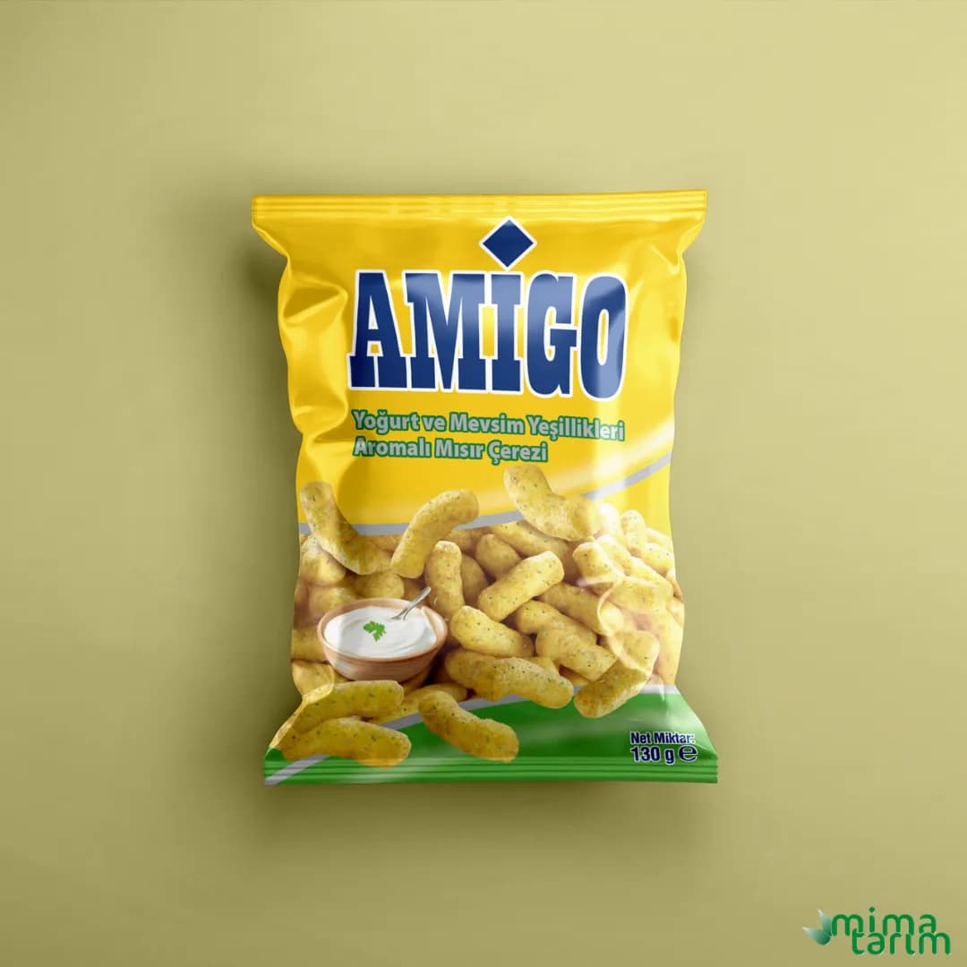 Amigo Yoğurt & Mevsim Yeşillikleri Aromalı Mısır Çerezi