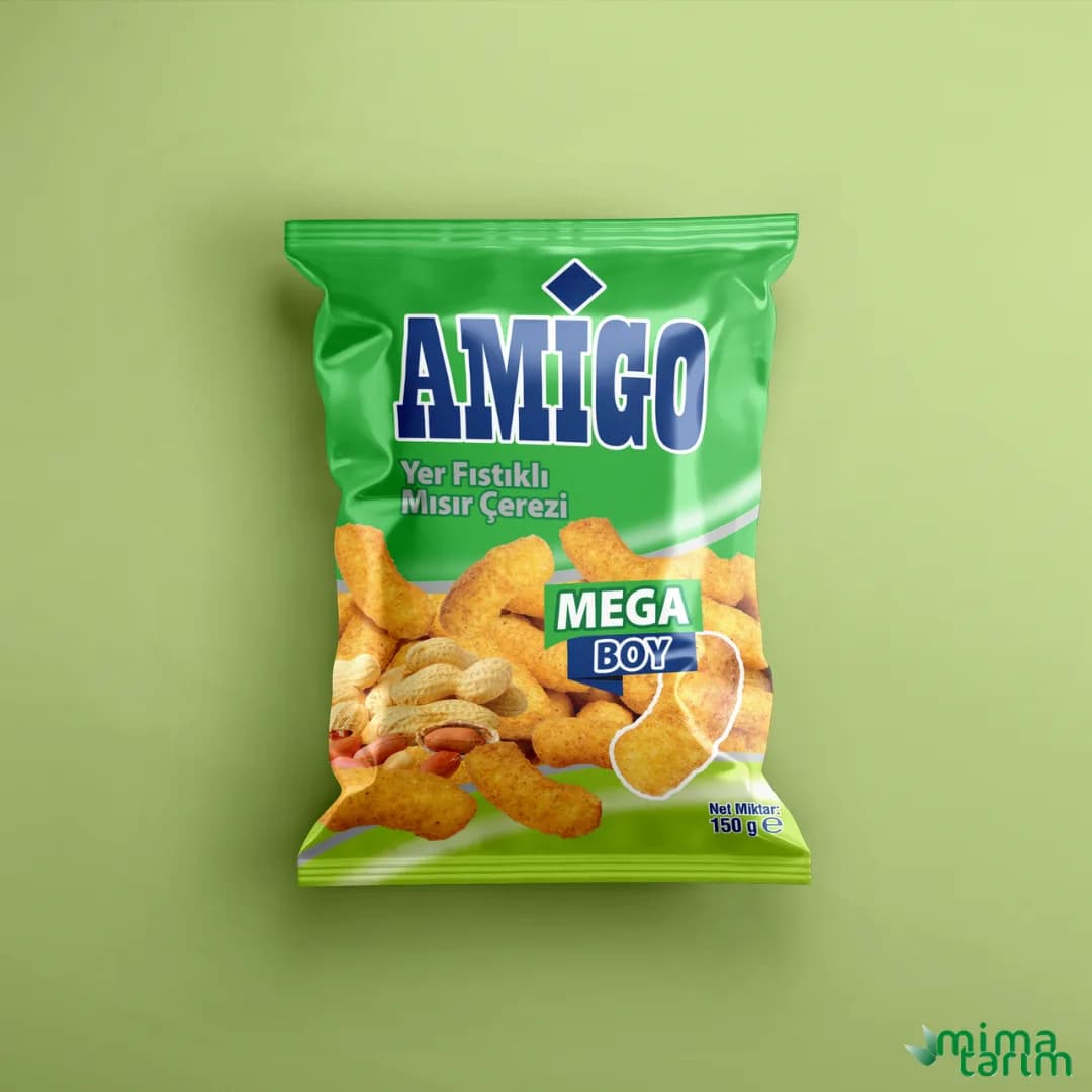 Amigo Yer Fıstıklı Mısır Çerezi Mega Boy