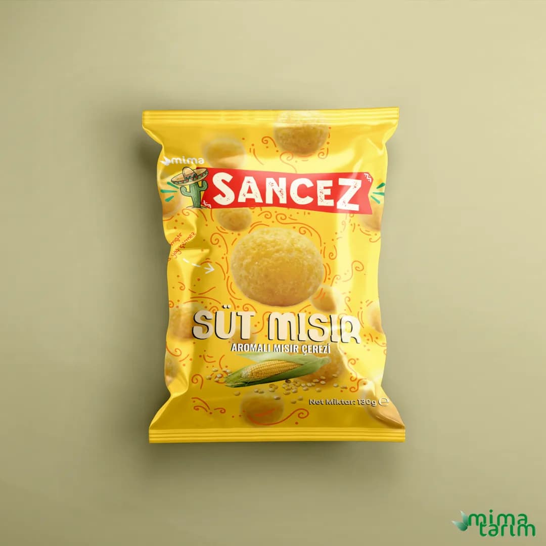 Sancez Süt Mısır Aromalı Çerezi