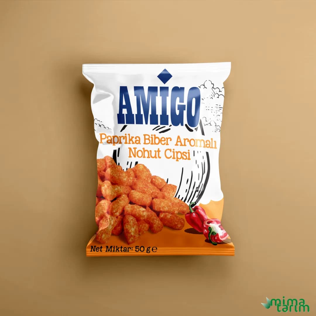 Amigo Paprika Biber Aromalı Nohut Cipsi
