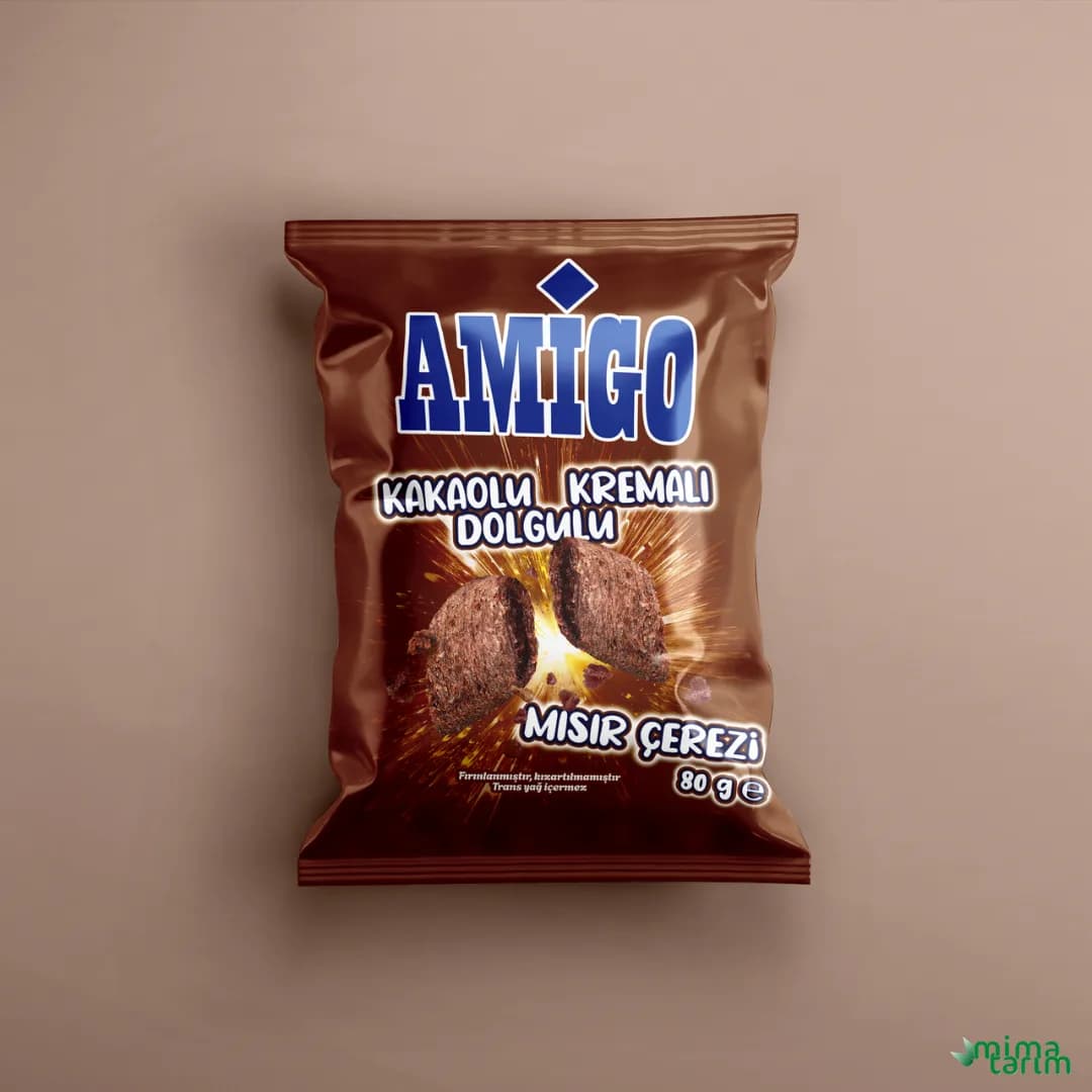 Amigo Kakaolu Kremalı Dolgulu Cips