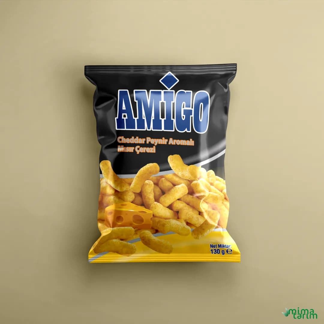 Amigo Cheddar Peynir Aromalı Mısır Çerezi