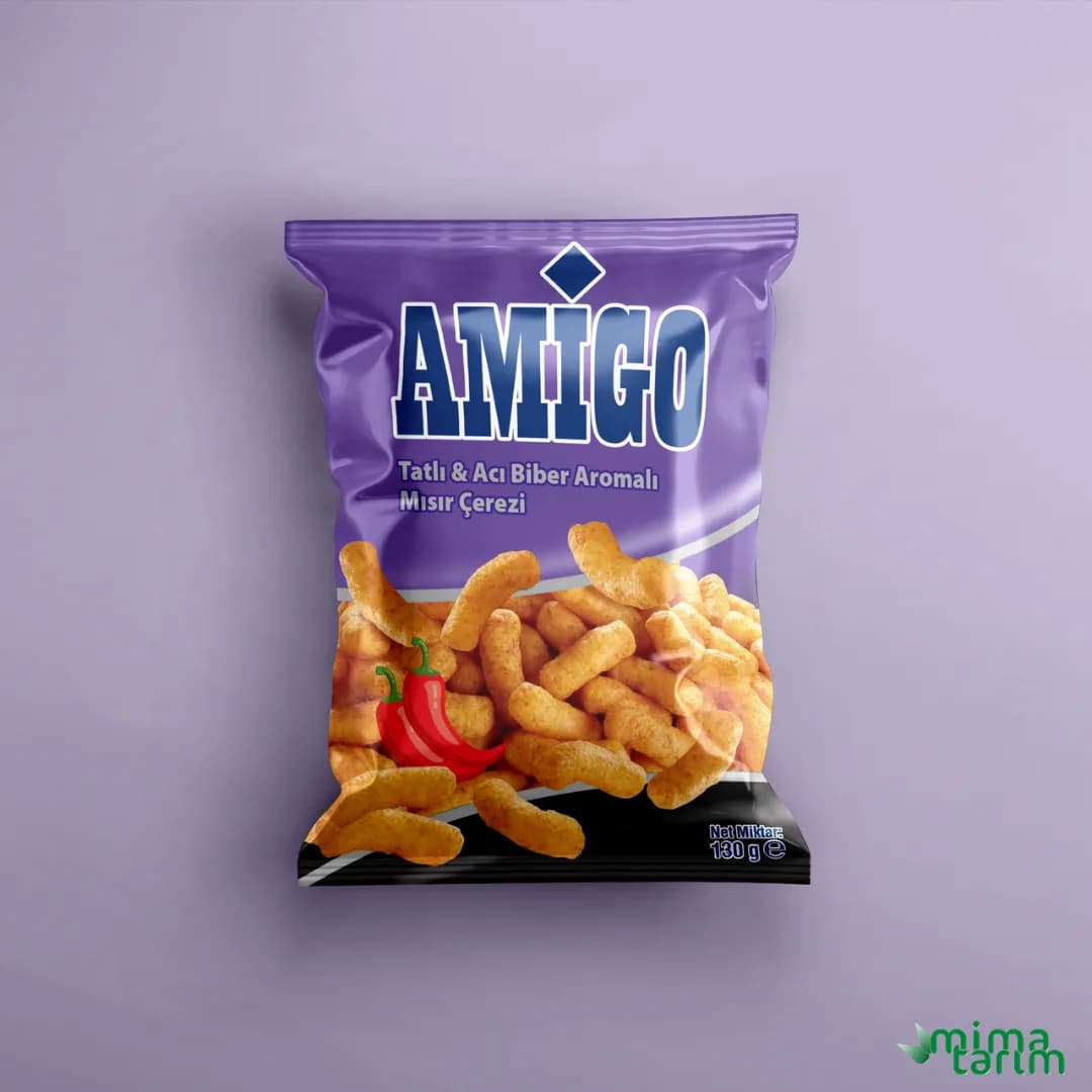 Amigo Tatlı & Acı Biber Aromalı Mısır Çerezi