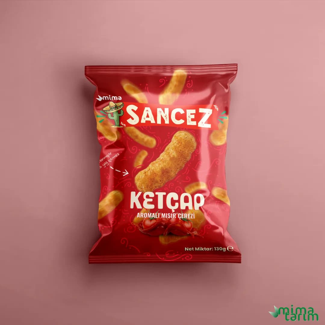 Sancez Ketçap Aromalı Mısır Çerezi