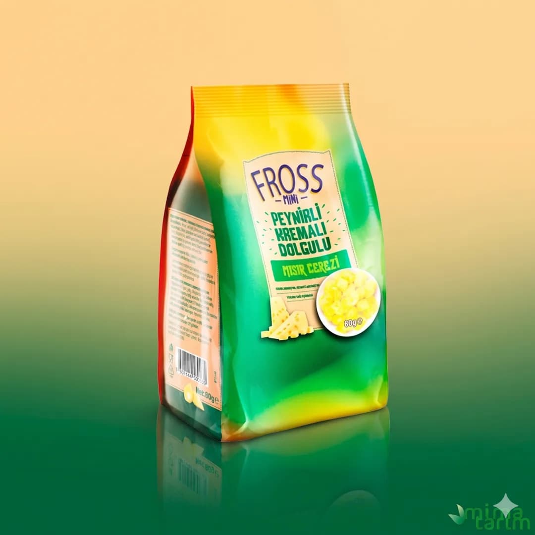 Fross Peynirli Kremalı Dolgulu Mısır Çerezi