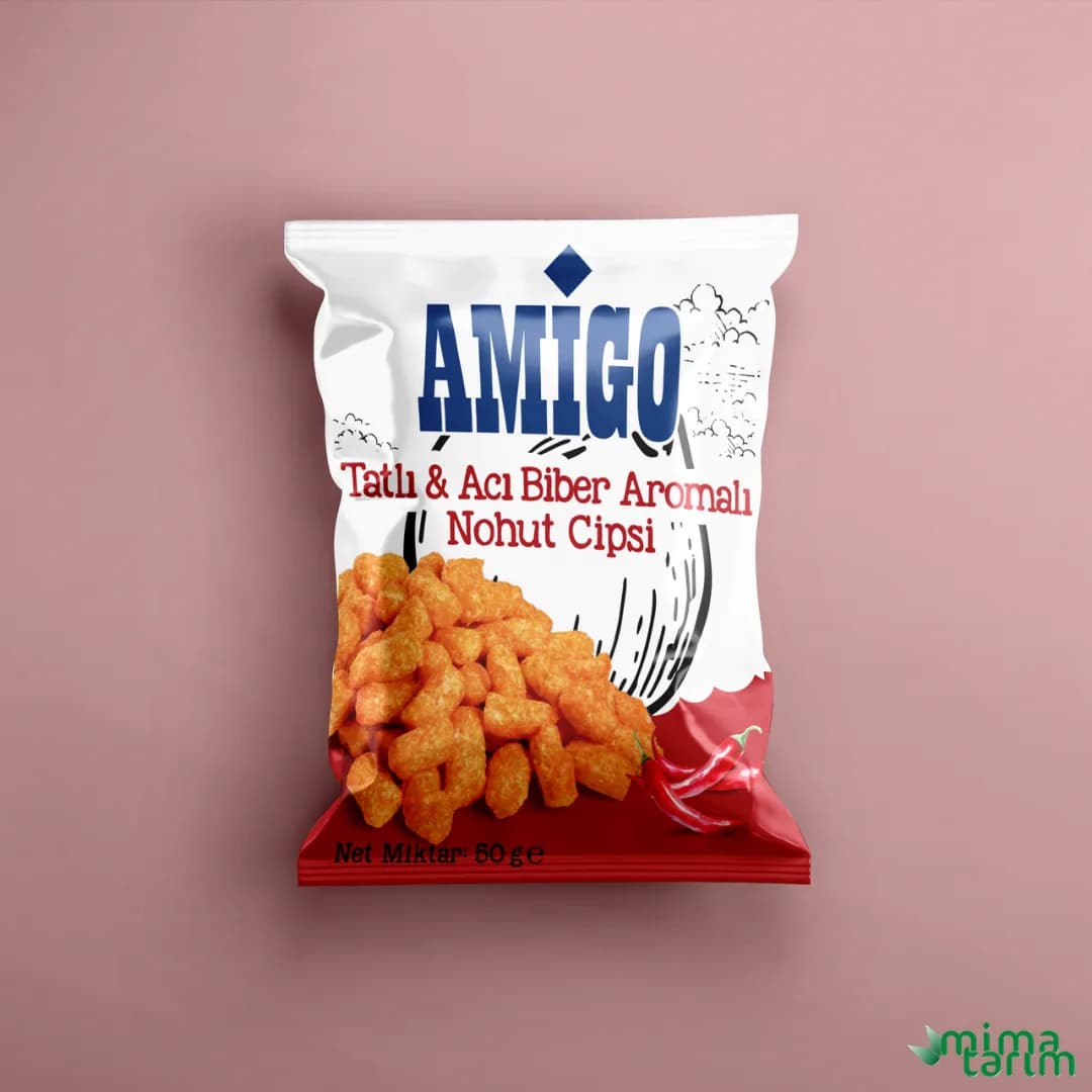 Amigo Tatlı & Acı Biber Aromalı Nohut Cipsi